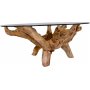 Amazonas Soffbord 110 x 110 cm - Teak/glas