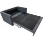 Bäddsoffa 2-sits 139 cm Mind - antracit Bäddsoffa 2-sits 139 cm Mind - antracit