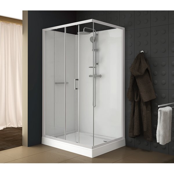 Duschkabin Komplett XL - skjutdrr - Classic II