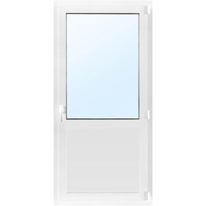 Dörr med fönster 3-glas - Inåtgående med tilt - PVC - U-värde 0,96 - Klarglas, Standard - PVC-fönster, Fönster