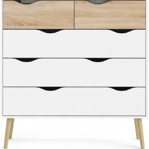 Oslo byr� med 5 l�dor - Vit/ek