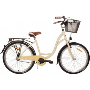 Naisten pyörä Holland - Cream + Polkupyörän lukko Naisten pyörä Holland - Cream + Polkupyörän lukko