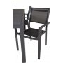 Holma Matgrupp (160x100) - Svart - 4 Stolar