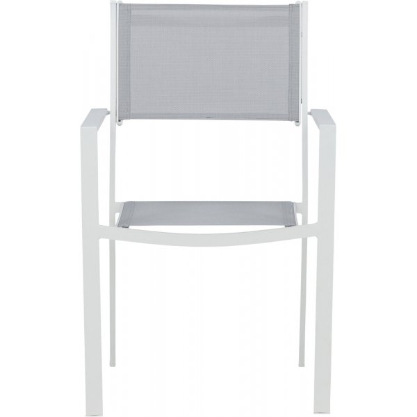 Chania Gartenstuhl - Grau/Weiß Chania Gartenstuhl - Grau/Weiß
