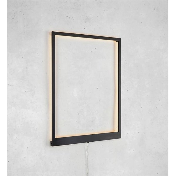 Frame v�gglampa 70x50 cm - Svart