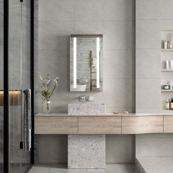 Peilikaappi - Padova | Pehmeästi sulkeutuva ovi | LED-valaistus Peilikaappi - Padova | Pehmeästi sulkeutuva ovi | LED-valaistus