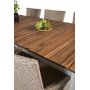 Salstad Matgrupp (200x100) - Natur/Silver - 6 Stolar