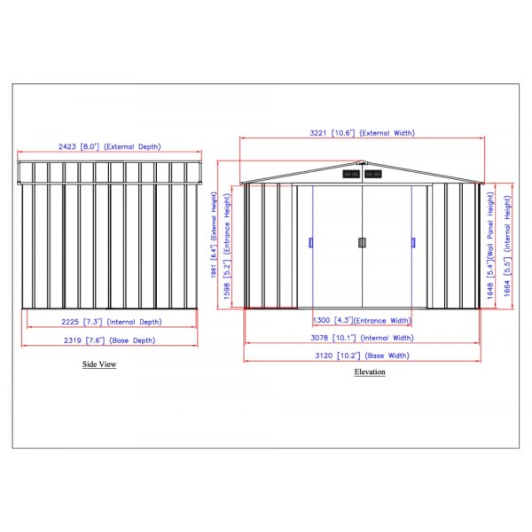 F�rr�d ECO Shed - 7,2 m�