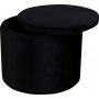 Jabar sittpuff - Svart sammet