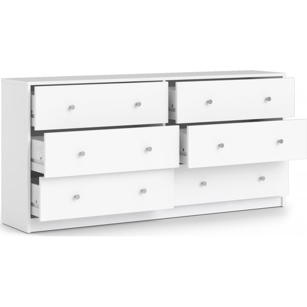 Byr� vit med 6 l�dor 143 cm bred