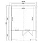 Friggebod Truls B - 12,9 m