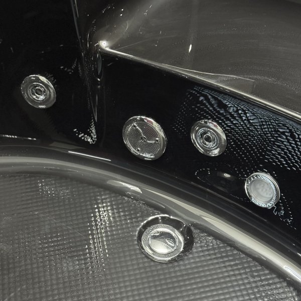 H�rnbadkar Kailua massagebadkar 150 � 150 cm � Svart