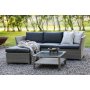 Norrhult utembelgrupp 3-sits soffa inkl. fotpall & bord - Gr konstrotting