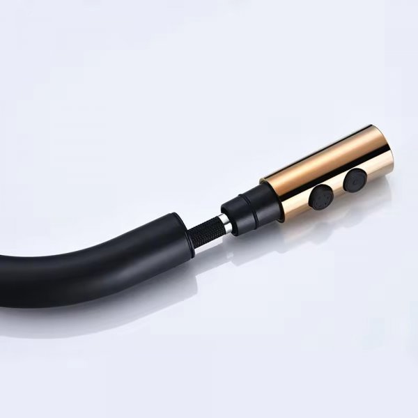 Keittin hana Tulip - musta/kulta