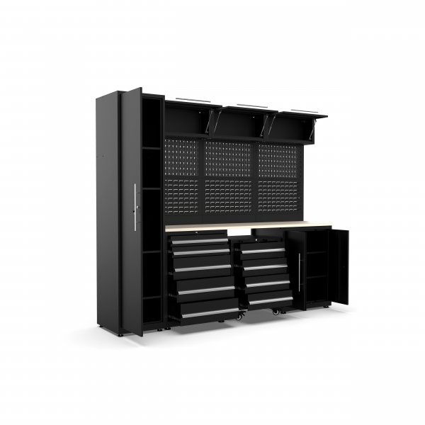 Garageinredning | Komplett f�rvaringssystem | Extra h�g