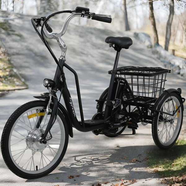 Trehjulet elcykel | 6 gear Shimano | 250W - Matsort