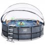 Pool 450 cm Premium + Kupoltak & vrmepump