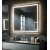 Badrumsspegel Halo med LED-Belysning - 55 cm Badrumsspegel Halo med LED-Belysning - 55 cm