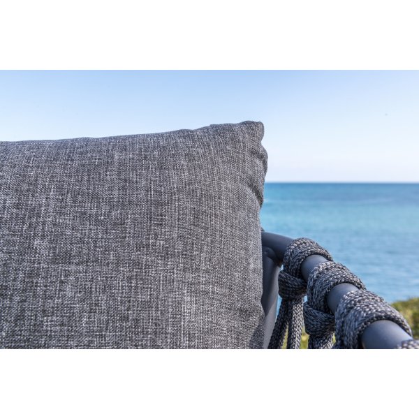 Lifestyle Garden Gartengruppe Ipanema mit Sofa, 2 Sesseln und Couchtisch - Grau / Teak / Olefin Lifestyle Garden Gartengruppe Ipanema mit Sofa, 2 Sesseln und Couchtisch - Grau / Teak / Olefin