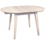 Matbord Genova förlängningsbart 90-130x90 cm whitewash oak Matbord Genova förlängningsbart 90-130x90 cm whitewash oak