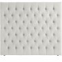 Nord s�nggavel med knappar 180 x 120 cm - Gr�beige sammet