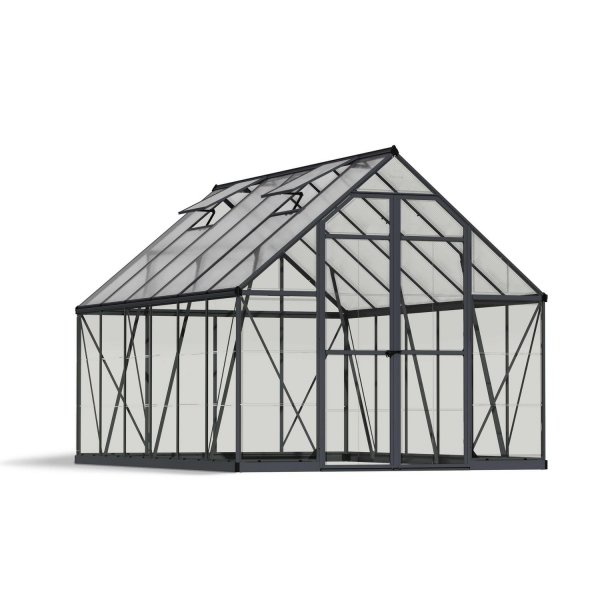 Växthus Balance Grå - 8,8 m² + Växthusrengöring Växthus Balance Grå - 8,8 m² + Växthusrengöring