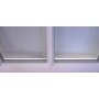 Vridfnster med bgpost - 3-glas - Aluminium - U-vrde: 1,1