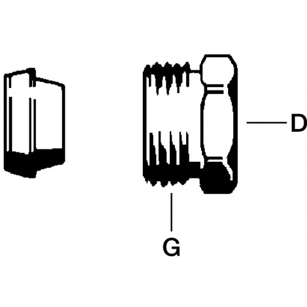 FM Mattsson Trycknippel med kona - FM550635 FM Mattsson Trycknippel med kona - FM550635