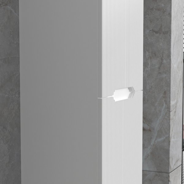 H�gsk�p badrum 160x35 cm | V�ggh�ngt | Tuba � Vit