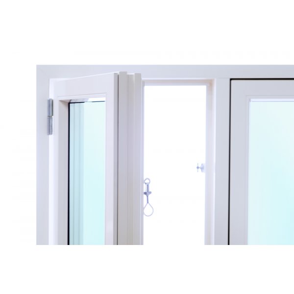 3-glas aluminiumsvindue udadgående - 2-Fags - U-værdi 1,1 3-glas aluminiumsvindue udadgående - 2-Fags - U-værdi 1,1