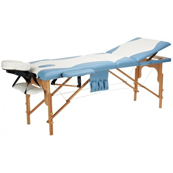Massagebnk med trben - 3 zoner - Tvfrgad