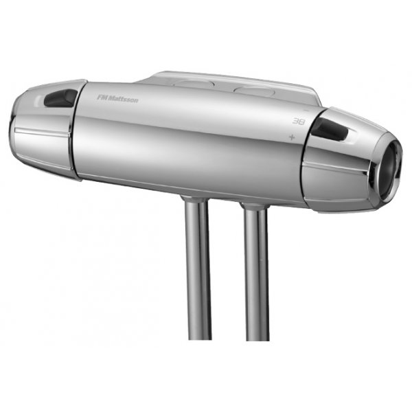 FM Mattsson Skerhetsblandare (40 c/c) fr dusch, 9000E ECO, krom - 8250-1000