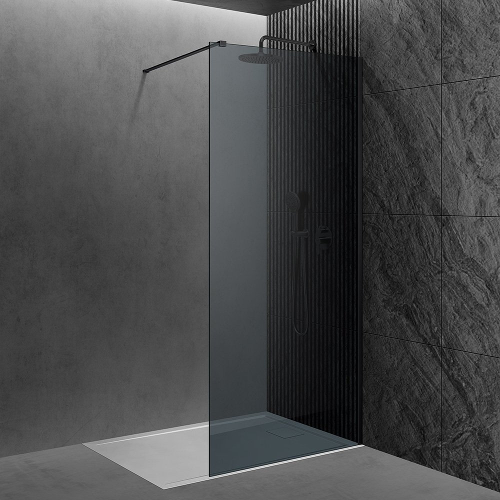 Suihkuseinä Zen - Harmaa 80x200 - Suihkuseinät, Suihkut