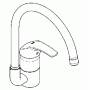 Grohe Diskldsblandare ettgrepp, DN 15 Eurosmart 33202