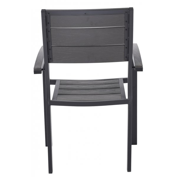 Las Vegas Outdoor-Sessel - Schwarz / Graues Aintwood Las Vegas Outdoor-Sessel - Schwarz / Graues Aintwood
