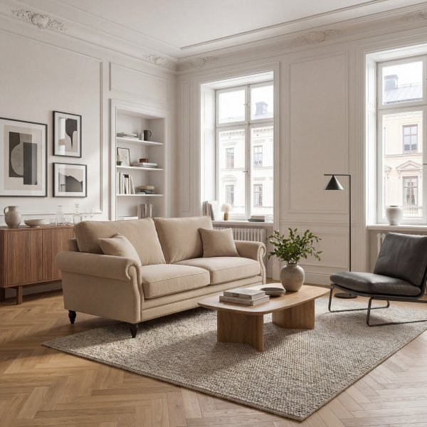 Soffa Memo 3-sits - Ljus mullvad Soffa Memo 3-sits - Ljus mullvad