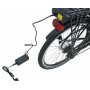 Eldriven Ldcykel med brun lda - 12,8 Ah + Reflexsele