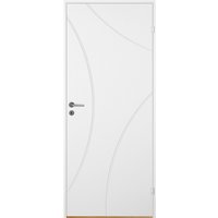 Innerdörr Bornholm - Kompakt dörrblad med radiefräst dekor A10