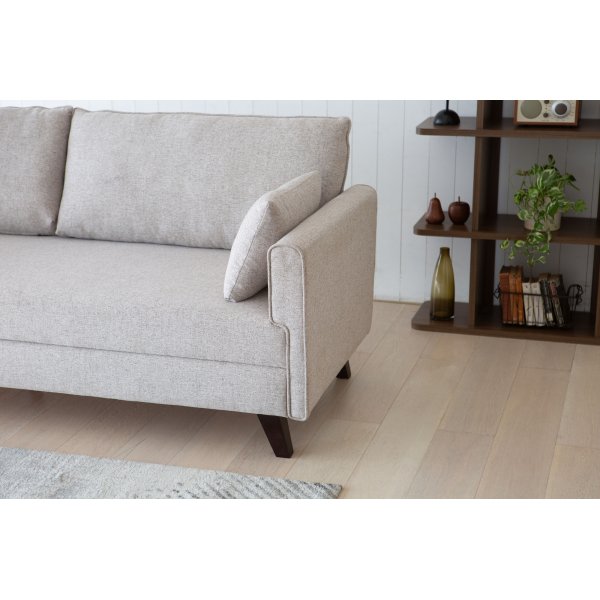 Bäddsoffa 210 cm beige - Bella Bäddsoffa 210 cm beige - Bella