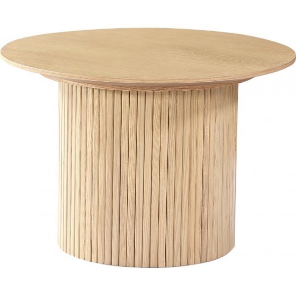 Scarlett soffbord �60 cm - Vitpigmenterad ek