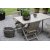 Matgrupp Saltö grå teak: Slagbord inklusive 4 st Saltö stolar i grå teak