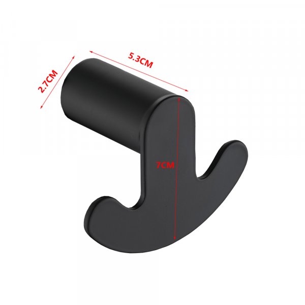 Badezimmerhaken - Schwarz Badezimmerhaken - Schwarz