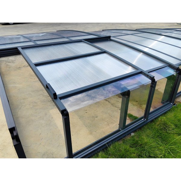 Dach zum Pool - 4x8 m Dach zum Pool - 4x8 m