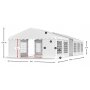 Partytelt Eco 1 i PE - 5 x 14 m
