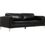 Soffa 3-sits svart PU - Cansas Soffa 3-sits svart PU - Cansas