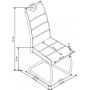 Stol John - Beige/krom