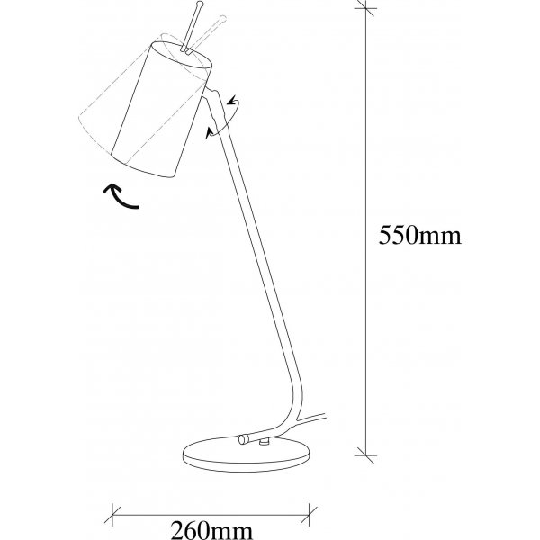 Sivani bordslampa 3 - Vintage