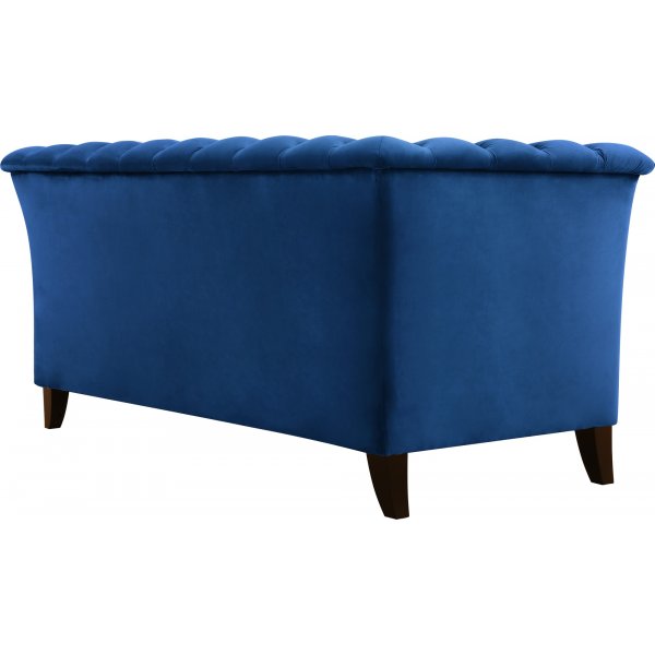 Soffa 2-sits chesterfield blå - Milton Soffa 2-sits chesterfield blå - Milton