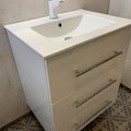 Kundbild Tvättställsskåp Magne D60 (vitlackad): Mycket fint tvättställsskåp med...