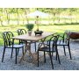 Spisegruppe Salt teak: Klapbord i teak inklusiv 4 Thornet stelstole